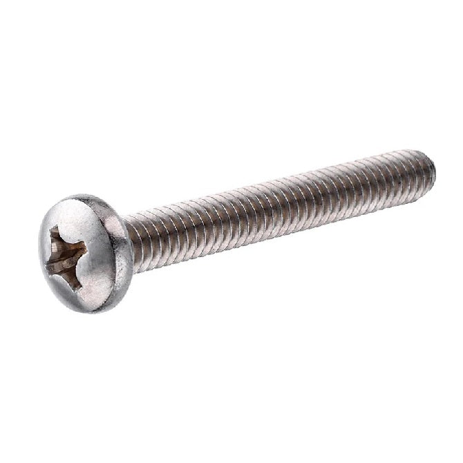 1061734 | SC050M-020-P-PH-S6 (PK-50) --- Pan Head Screws - M5 - 5x0.8mm - 20 mm - 316 Stainless Phillips Screw