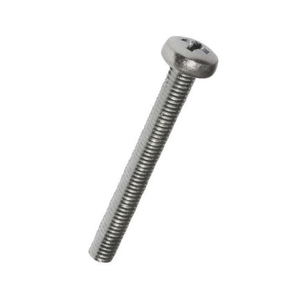 Pan Head Screws - M2.5 - 2.5x0.45mm - 16 mm - 304 Stainless Phillips