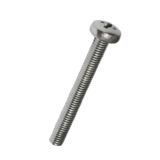 Pan Head Screws - 2-56 UNC - 2.18mm - 31.8 mm - 304 Stainless Phillips