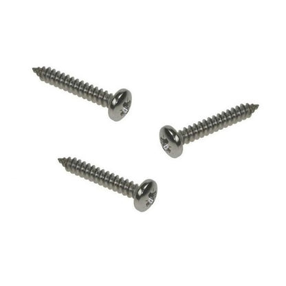 Self Tapping Screws - 5.4x19.1 mm - 12  Pan Head - Stainless Steel 316 Similar to A4, 18-10 