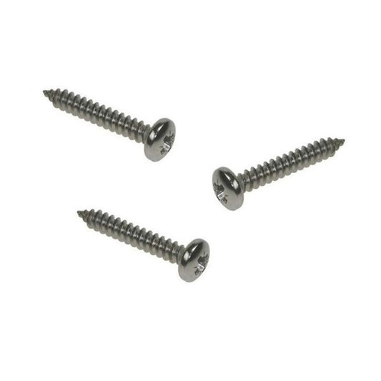 Self Tapping Screws - 5.4x19.1 mm - 12  Pan Head - Stainless Steel 304 Similar to A2, 18-8 HRB80