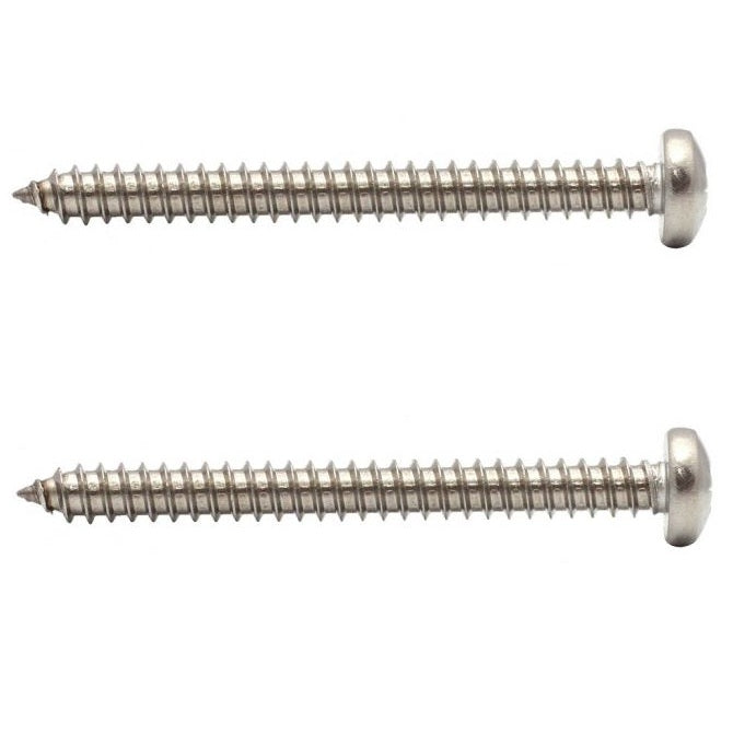 1054836 | SCT0417-064-P-PH-S4 (PK-100) --- Self Tapping Screws - 4.17x63.5 mm - 8 Pan Head - Stainless Steel 304 Similar to A2, 18-8 HRB80 Screw