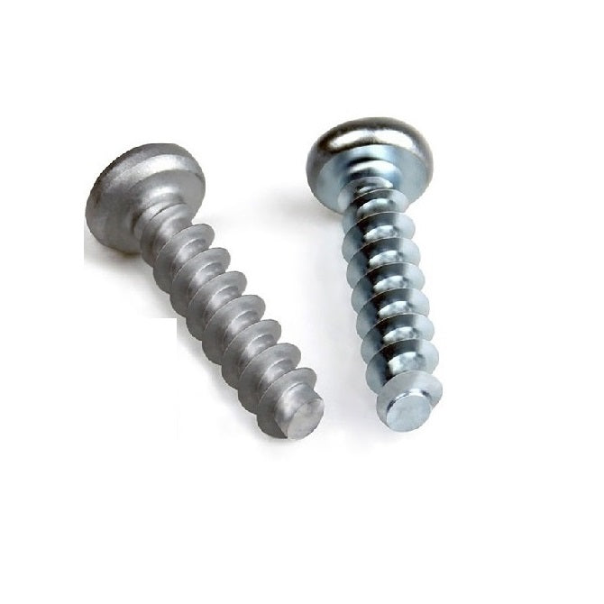 Self Tapping Screws - 4x20 mm - - Hard or Soft Plastics - Zinc Plated and Waxed