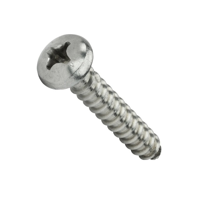 1045537 | SCT0300-012-PLH-P-PH-CZ (PK-1000) --- Self Tapping Screws - 3x12 mm - - Hard or Soft Plastics - Zinc Plated and Waxed Screw