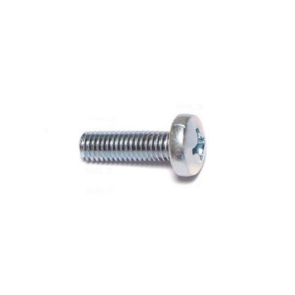 Pan Head Screws - M5 - 5x0.8mm - 8 mm - Zinc Plated Steel Pozidrive Steel