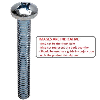 1068468 | SC060M-035-P-PZ-CZ (PK-50) --- Pan Head Screws - M6 - 6x1mm - 35 mm - Zinc Plated Steel Pozidrive Steel Screw