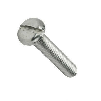 Pan Head Screws - M3 - 3x0.5mm - 16 mm - Zinc Plated Steel Slotted