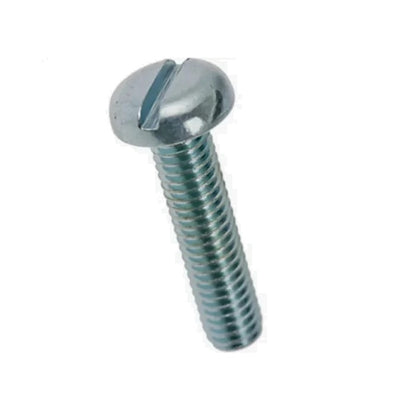 1052818 | SC040M-020-P-SL-CZ (PK-100) --- Pan Head Screws - M4 - 4x0.7mm - 20 mm - Zinc Plated Steel Slotted Screw