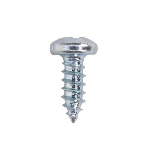 Self Tapping Screws - 3.5x9.5 mm - 6  Pan Head - Zinc Plated Steel