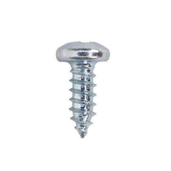 Self Tapping Screws - 2.52x6.4 mm - 3  Pan Head - Zinc Plated Steel