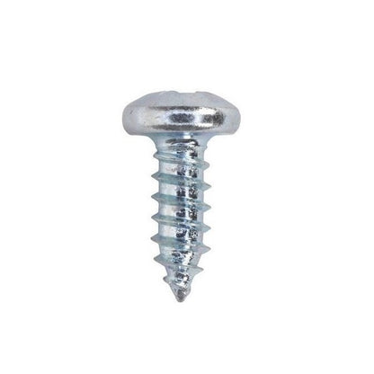 Self Tapping Screws - 2.52x6.4 mm - 3  Pan Head - Zinc Plated Steel