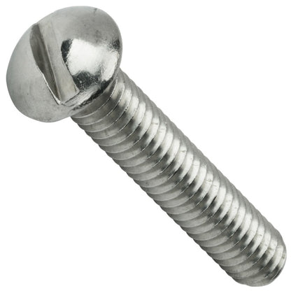 1036536 | SC015F-013-R-SL-S4 (PK-20) --- Round Head Screws - 0-80 UNF - 1.52mm - 12.7 mm - 304 Stainless Slotted Screw