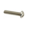 Round Head Screws - 0-80 UNF - 1.52mm - 12.7 mm - 304 Stainless Slotted