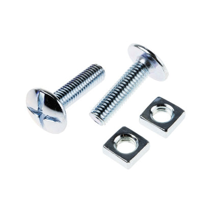 1062020 | SC050M-025-RB-CZ (PK-100) --- Roof Bolt Screws - M5 - 5x0.8mm - 25 mm - Zinc Plated Steel Screw