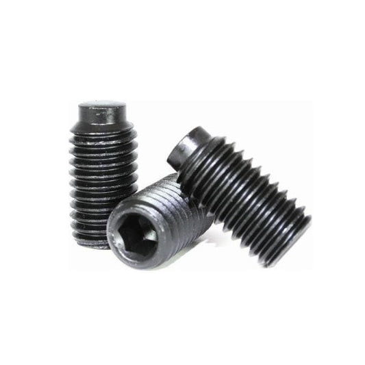 Half Dog Point Socket Set Screws - 1/4-20 UNC - 6.35mm - 4.8 mm   - Carbon Steel Carbon Steel Case Hardened Rc46-53