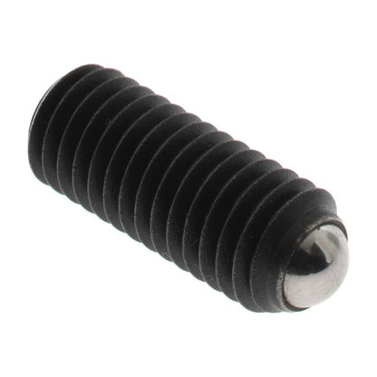 1052398 | SS040M-0165-CS-RB (Each) --- Rolling Ball Tip Socket Set Screws - M4 - 4x0.7mm - 15.7 mm  - Carbon Steel with Carbon Steel HRC 55-60 tip Screw