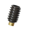 Brass Tipped Socket Set Screws - 8-32 UNC - 4.17mm - 9.5 mm  Alloy Steel - Carbon Steel