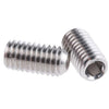 Standard Cup Point Socket Set Screws - M6 - 6x1mm - 6 mm  304 Stainless Steel DIN916 - Stainless Steel 304 Similar to A2, 18-8 HRB80