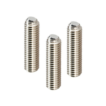 1098496 | SS120M-0292-S4-S440-FB (Each) --- Flat Tip Aligning Socket Set Screws - M12 - 12x1.75mm - 29.2 mm - Aligning Flat Tip - 304 Stainless Steel with 440C Stainless HRC 50-55 tip Screw