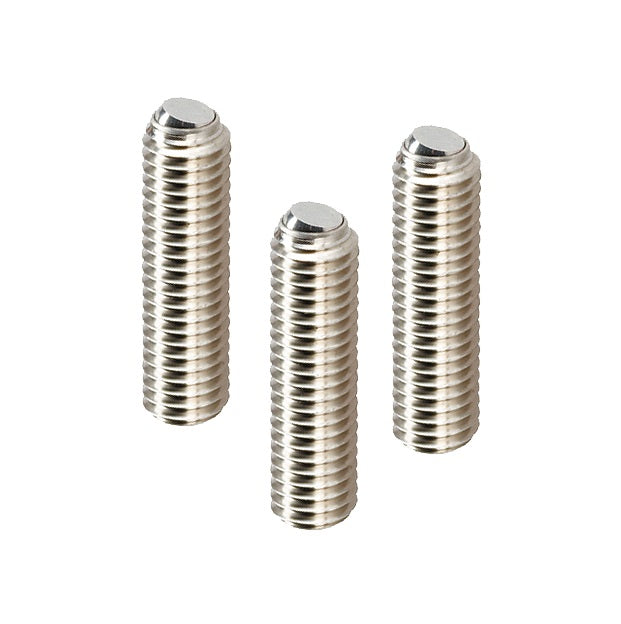 1090534 | SS100M-0150-S4-S440-FB (Each) --- Flat Tip Aligning Socket Set Screws - M10 - 10x1.5mm - 15 mm - Aligning Flat Tip - 304 Stainless Steel with 440C Stainless HRC 50-55 tip Screw