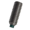 Nylon Tipped Socket Set Screws - M3 - 3x0.5mm - 3.2 mm  304 Stainless Steel - Stainless Steel 304 Similar to A2, 18-8 HRB80