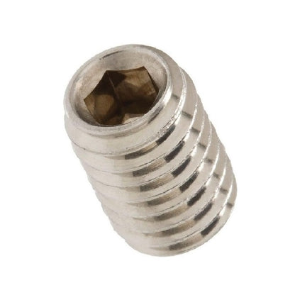 Standard Cup Point Socket Set Screws - M5 - 5x0.8mm - 8 mm   - Titanium - CP1 Commercially Pure