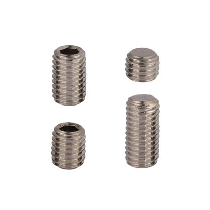 1078560 | SS080MF-0074-TG5-FT (Each) --- Flat Tip DIN913 Socket Set Screws - M8 Fine - 8x1mm - 7.4 mm Titanium Ti-Gr5 Ti-6Al4v DIN913 - Titanium Ti-Gr-5 - 6AL-4V Screw