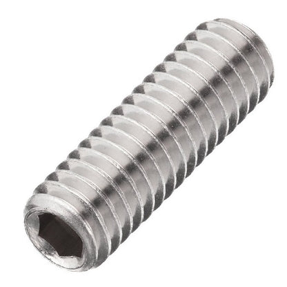 Standard Cup Point Socket Set Screws - M4 - 4x0.7mm - 12 mm  Zinc Plated DIN916 - Carbon Steel - Hardened