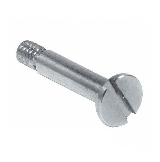 Shoulder Screws - 8x6 mm - M6x1.0 Slotted Shallow Head - Carbon Steel
