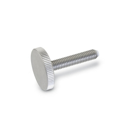1056983 | THS048C-051-K-CS-FT (Each) --- Thumb Screws - 10-24 UNC - 4.76mm - 50.8 - - Flat Tip - Stainless Steel 303/304 Similar to A2, 18-8 HRB80 Screw