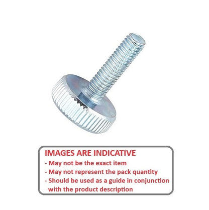 1054315 | THS042C-013-K-BZ (Each) --- Thumb Screws - 8-32 UNC - 4.17mm - 12.7x17.46 mm Knurled - Brass Screw