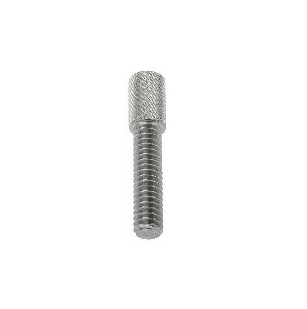Thumb Screws - 10-32 UNF - 4.76mm - 12.7x25.4 mm Knurled - Stainless Steel 303/304 Similar to A2, 18-8 HRB80