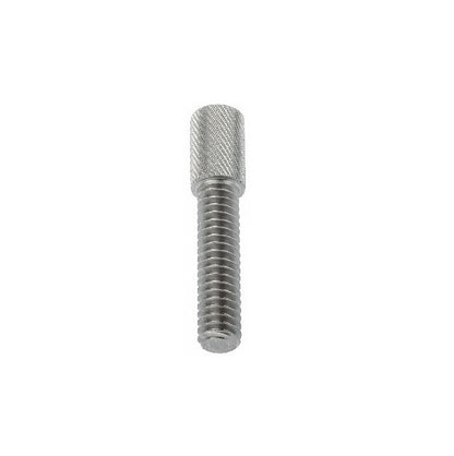 Thumb Screws - 10-24 UNC - 4.76mm - 25.4x38.1 mm Knurled - Stainless Steel 303/304 Similar to A2, 18-8 HRB80