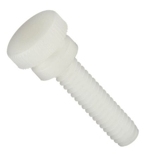 Thumb Screws - 6-32 UNC - 3.5mm - 25.4x32.54 mm Knurled - Nylon Polyamide 6/6 
