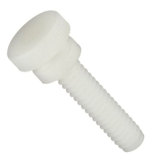 Thumb Screws - 6-32 UNC - 3.5mm - 25.4x32.54 mm Knurled - Nylon Polyamide 6/6 