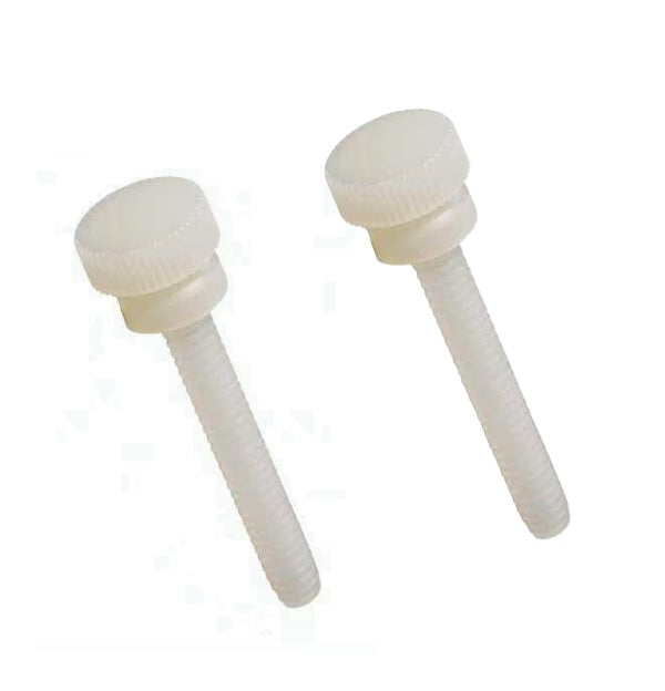1043519 | THS028C-019-K-NY-WF (PK-10) --- Thumb Screws - 4-40 UNC - 2.85mm - 19.05x26.19 mm Knurled - Nylon Polyamide 6/6 Screw