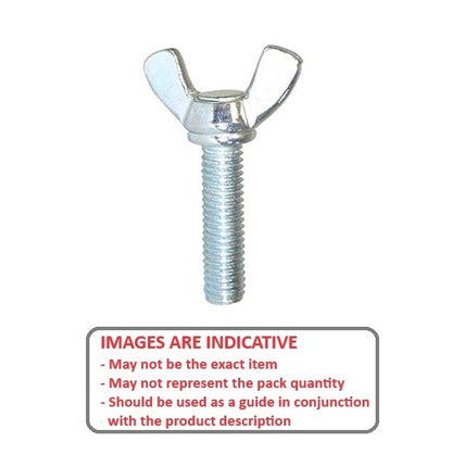 1086092 | THS095C-019-W-CS (Each) --- Thumb Screws - 3/8-16 UNC - 9.53mm - 19.05x41.28 mm Wing - Steel Screw
