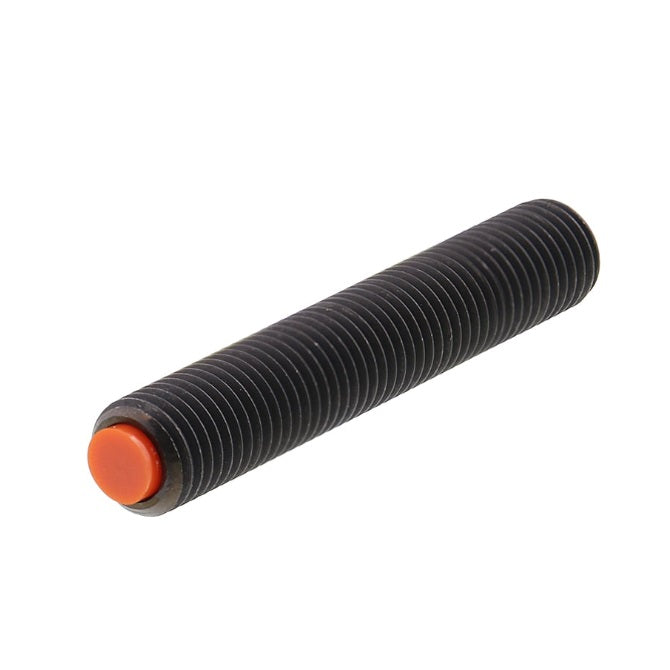 Urethane Tipped Socket Set Screws - M8 - 8x1.25mm - 10 mm  Alloy Steel - Black Oxide Steel with Chrome Steel tip