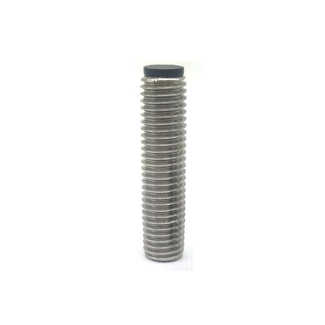 Urethane Tipped Socket Set Screws - M6 - 6x1mm - 8 mm   - 304 Stainless Steel with 304 Stainless Steel tip