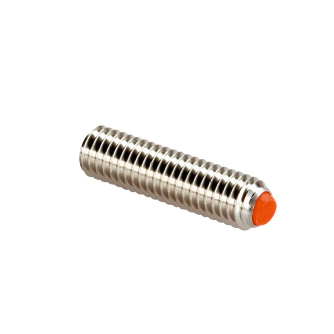 1067588 | SS060M-0400-S4-UT (Each) --- Urethane Tipped Socket Set Screws - M6 - 6x1mm - 40 mm  - 304 Stainless Steel with 304 Stainless Steel tip Screw