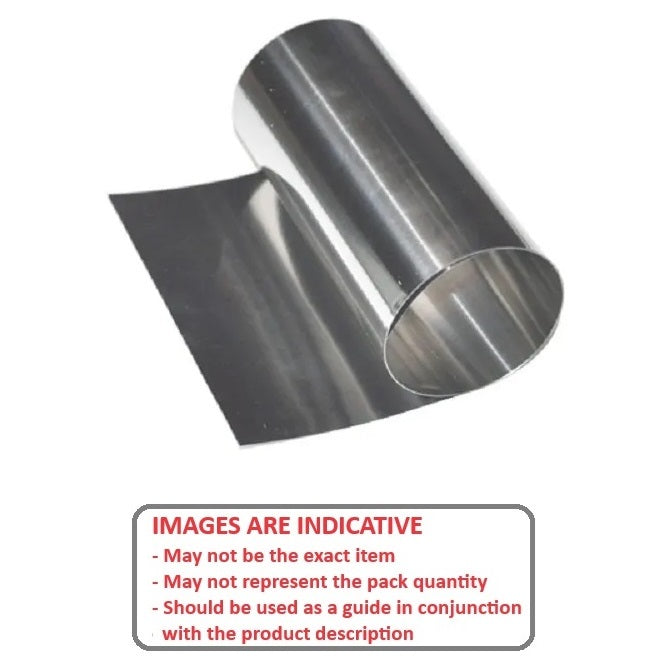 1000980 | SHM-0127-0300-0762-AL (Roll) --- Aluminium Shim and Foil - 0.127x300x762 mm - Aluminium
