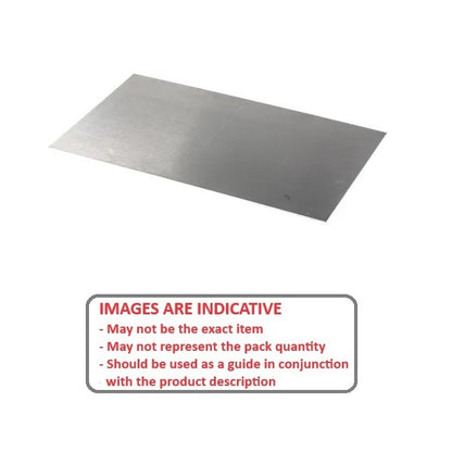 1002335 | SHM-0600-0300-0250-AL (Each) --- Aluminium Shim and Foil - 0.6x300x250 mm - Aluminium