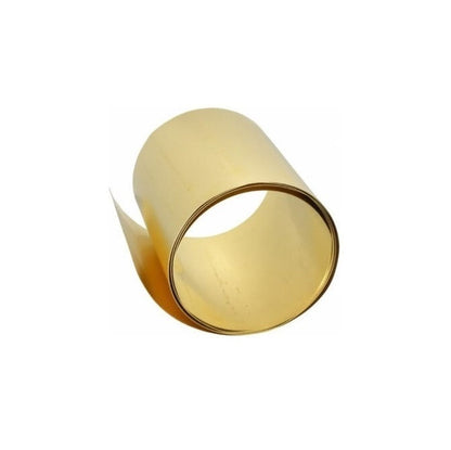 1001297 | SHM-0203-0300-3000-BR (Each) --- Brass Shim and Foil - 0.203x300x3000 mm - Brass Commercial