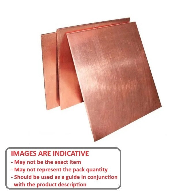 1001019 | SHM-0150-0100-0100-CP (Each) --- Copper Shim and Foil - 0.15x100x100 mm - Copper