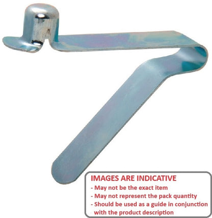1084313 | SBTN-0927-DL (Each) --- Single End Snap Buttons - 9.27x9.4x0.635 mm Dog Leg Snap Button