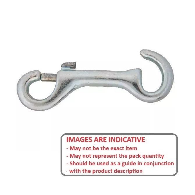 1103670 | BA-232RS (Each) --- Open Eye -Electro Galvanized Snaps - 12.7x101.6x9.525 mm - Steel Snap