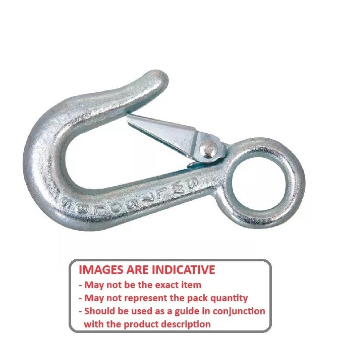 1094415 | BA-365RS (Each) --- Safety Hook Snaps - 11.1x19.05x101.6 mm - Steel Snap