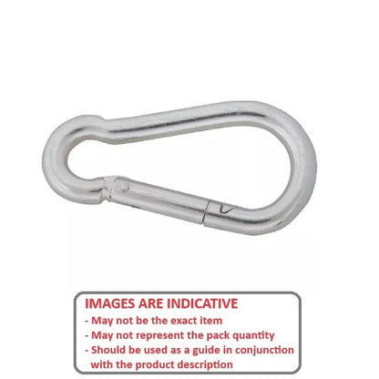 1103893 | BA-480RS (Each) --- Spring Snaps - 12.7x161.925x25.4 mm Interlocking - Steel Snap