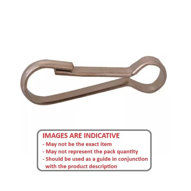 1147786 | BA-530RS (Each) --- Steel Wire Snaps - 34.925x3.962 mm - - Bodies