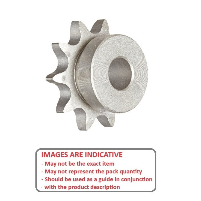 1108511 | SP1-038-016B-015-060-S3 (Each) --- Roller Chain Sprockets - 15 tooth - 17.88x13 mm Simplex - Stainless Steel 303/304 Similar to A2, 18-8 HRB80 Sprocket